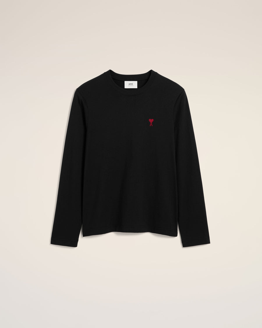 Black Organic Cotton Ami De Coeur T-shirt