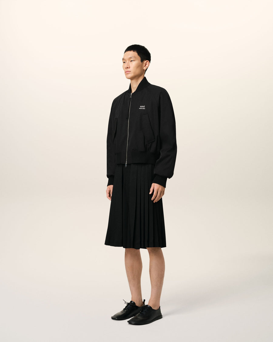 Black Twill Bomber