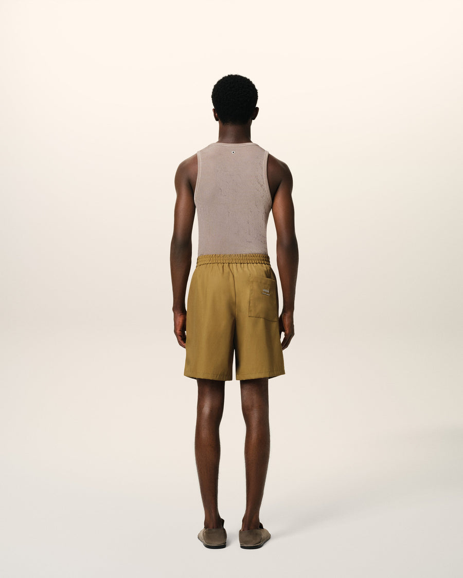Mustard Twill Short
