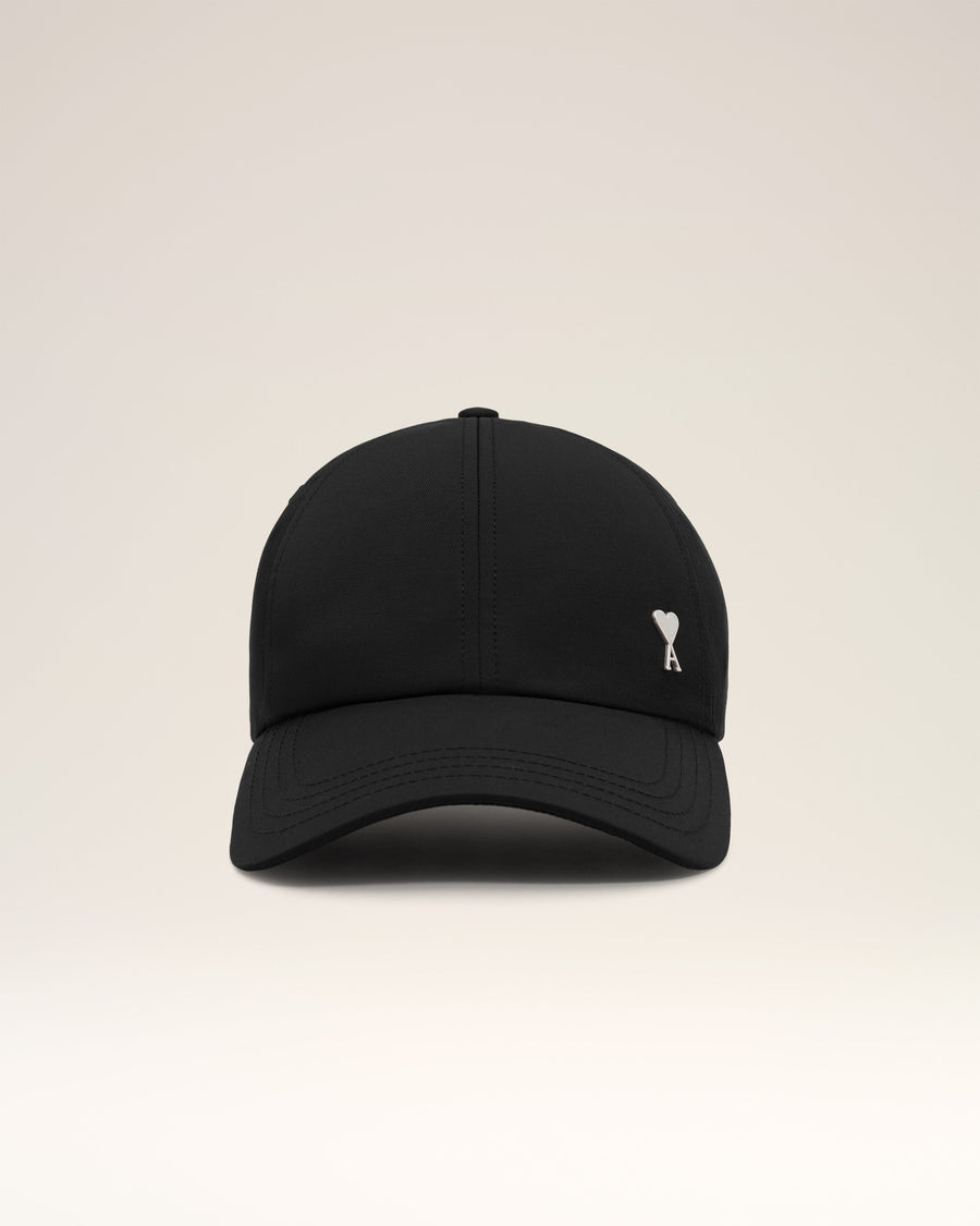 Black Twill Ami de Coeur Stud Cap