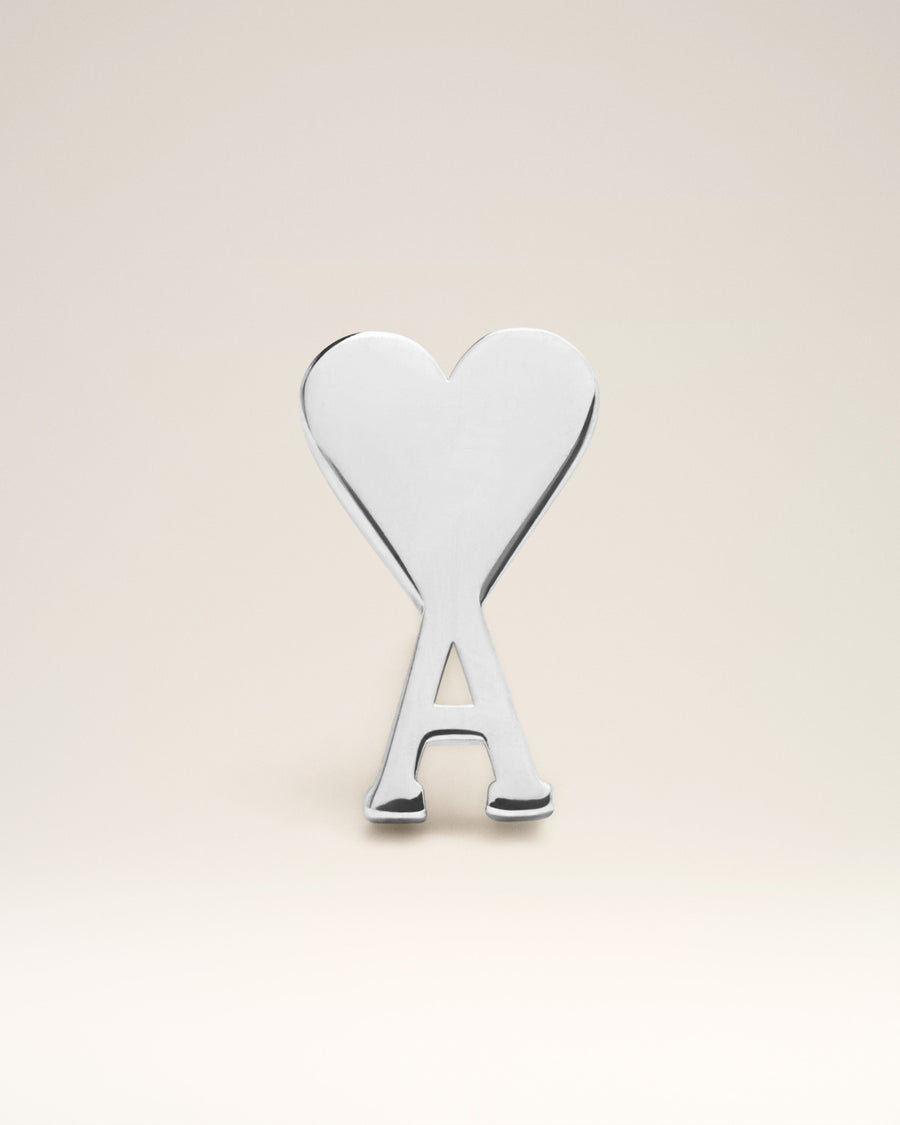 Silver Brass Ami De Coeur Studs