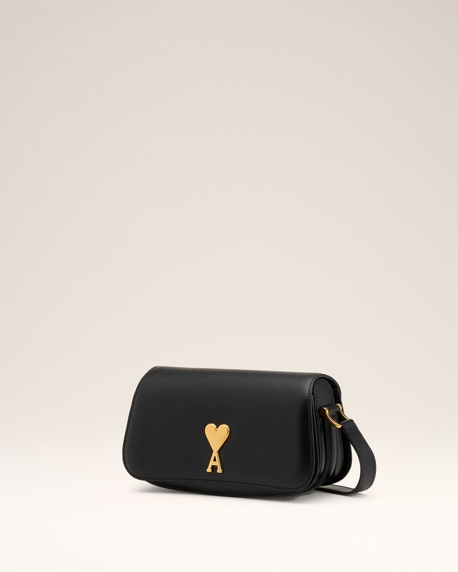 Black Leather Shoulder Bag Paris Paris Bag