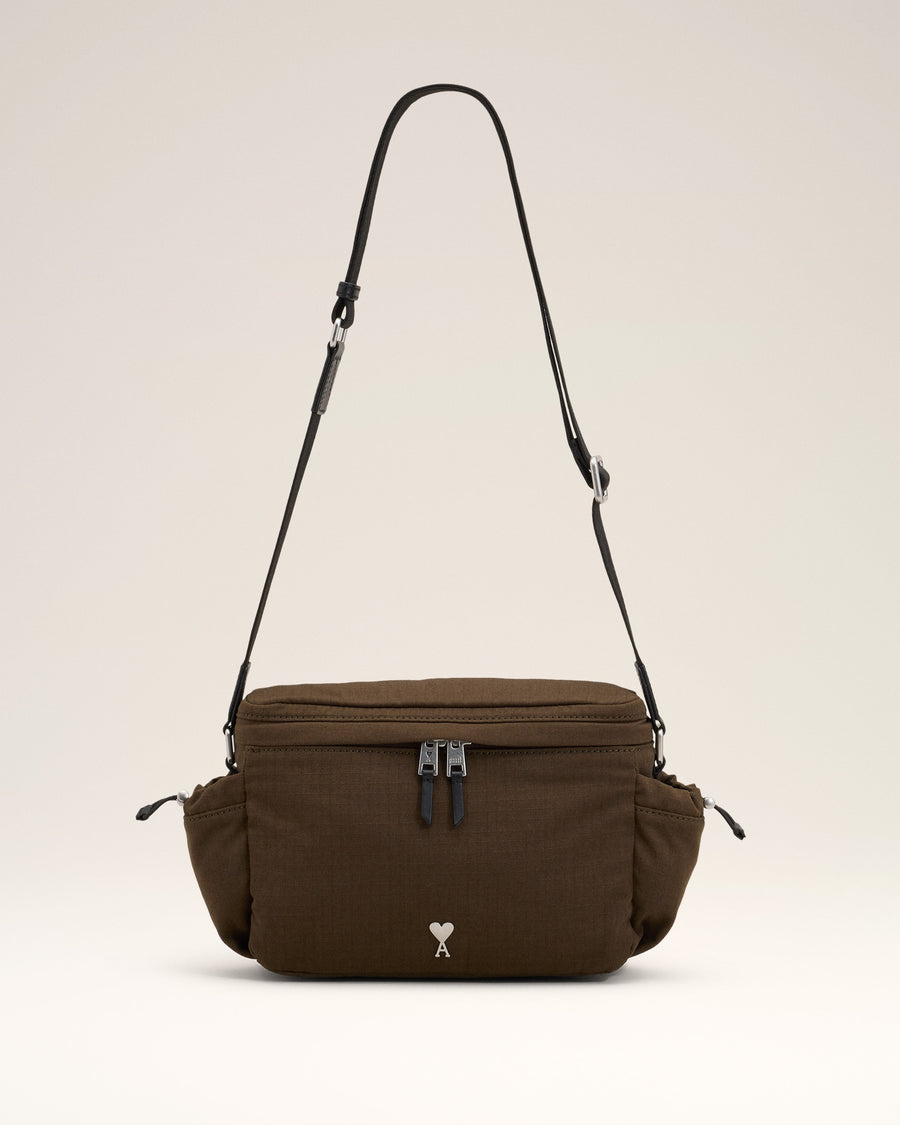Green Canvas Ami de Coeur Messenger Bag