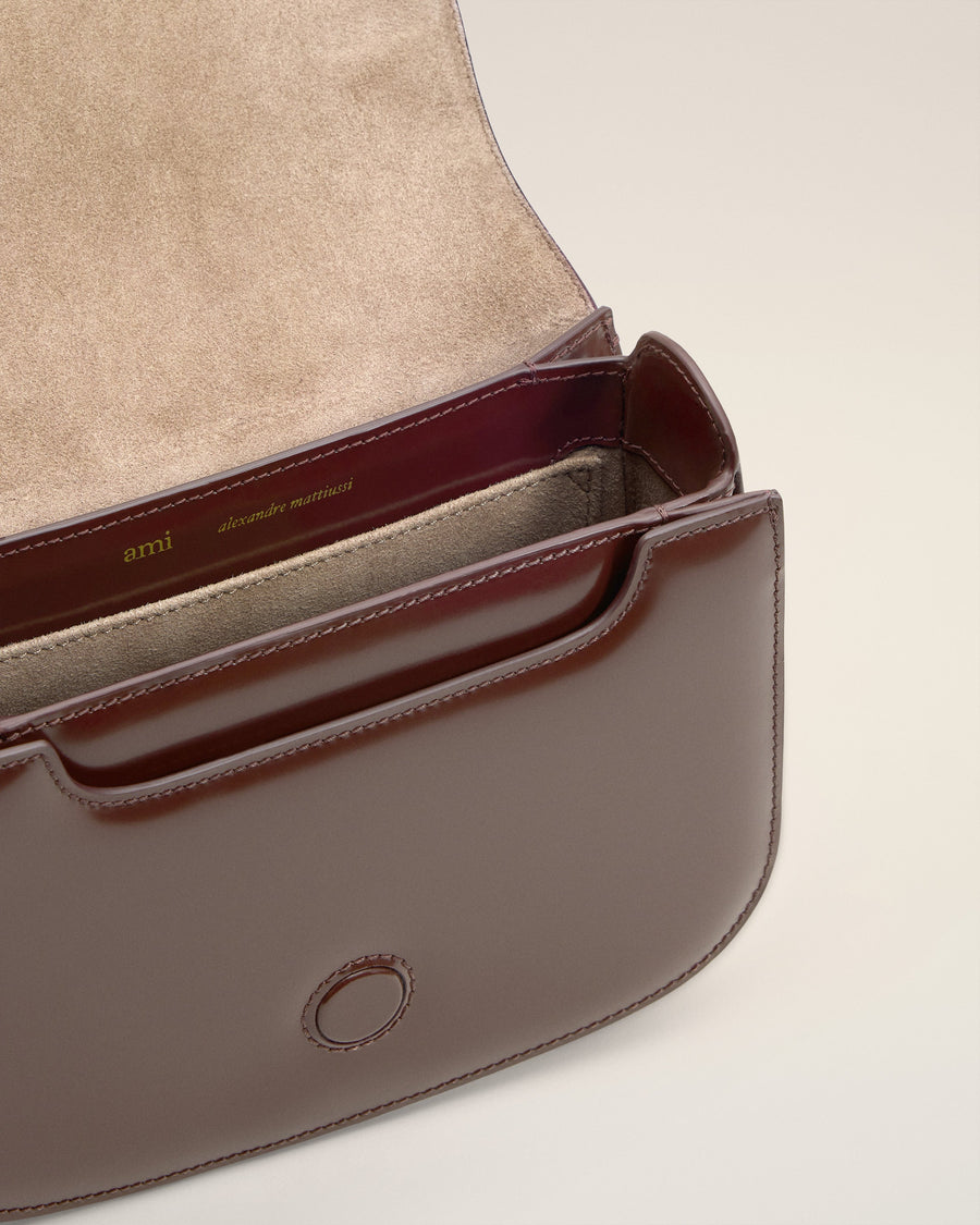 Burgundy Glazed Leather Paris Paris Bag