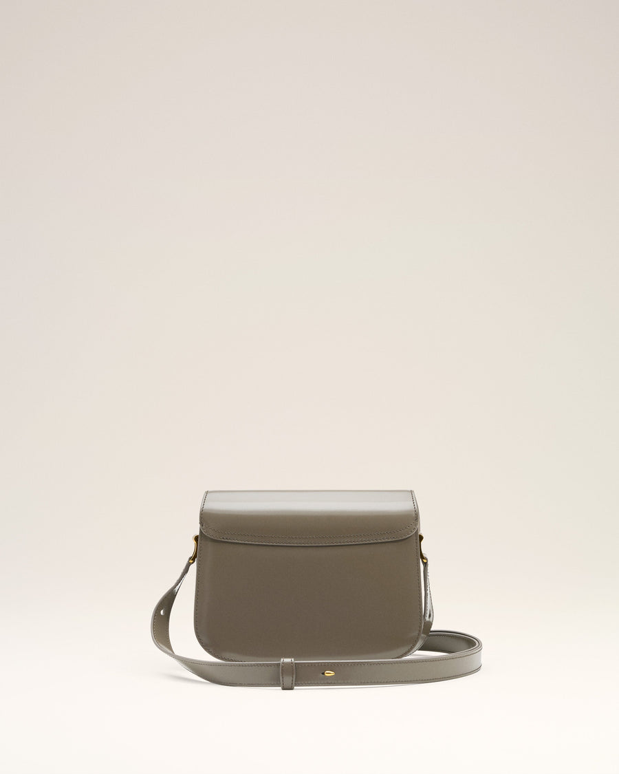 Grey Glazed Leather Paris Paris Bag