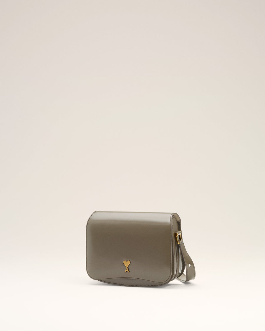Grey Glazed Leather Paris Paris Bag