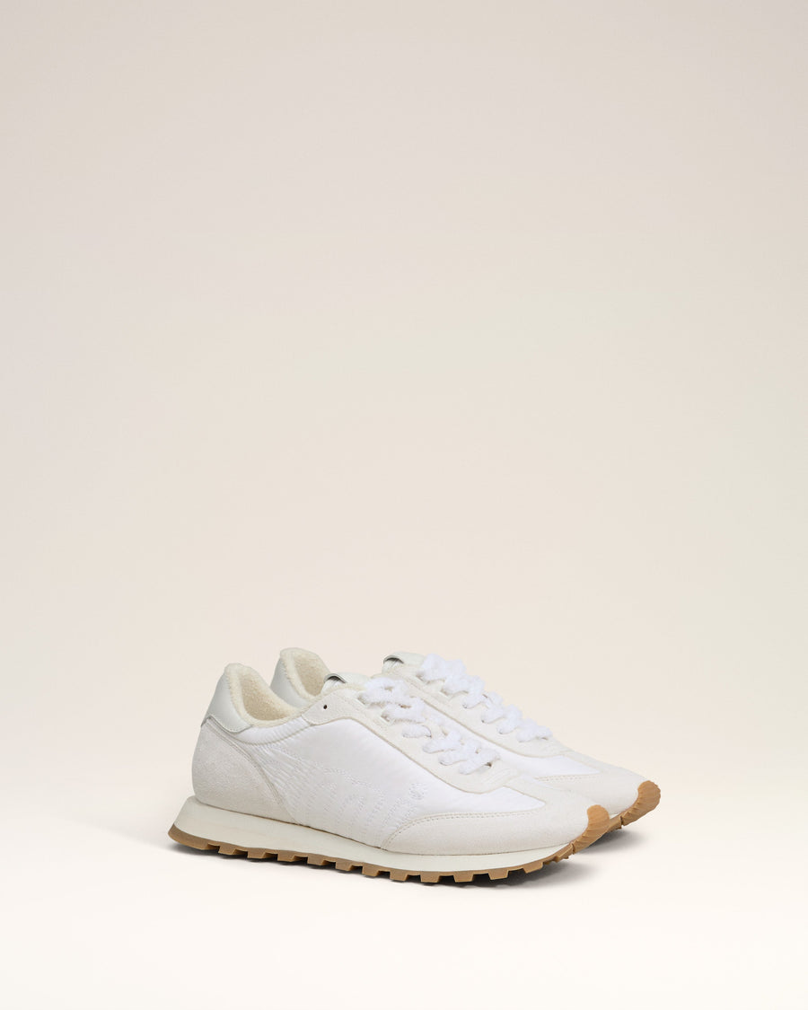 White Nylon Ami New Rush Sneakers