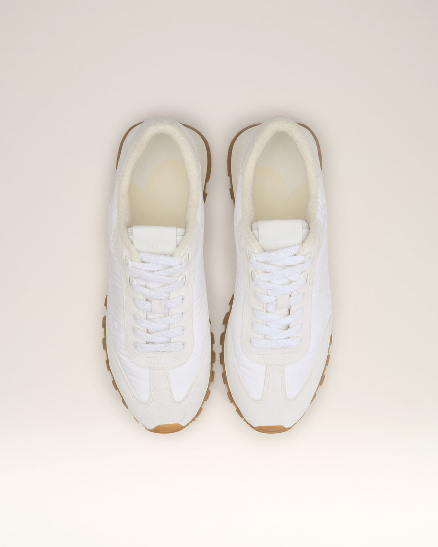 White Nylon Ami New Rush Sneakers