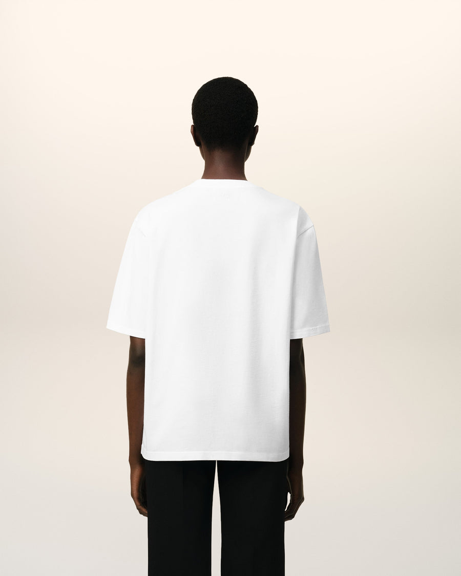 White Cotton Ami de Coeur T-shirt