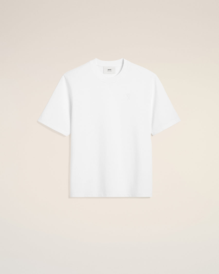 White Cotton Ami de Coeur T-shirt