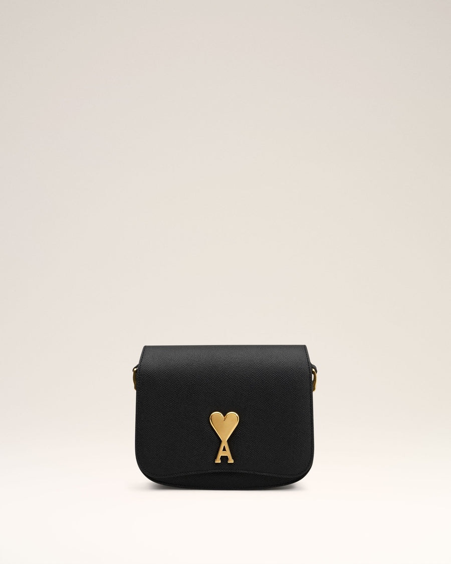 Black Leather Paris Paris Bag