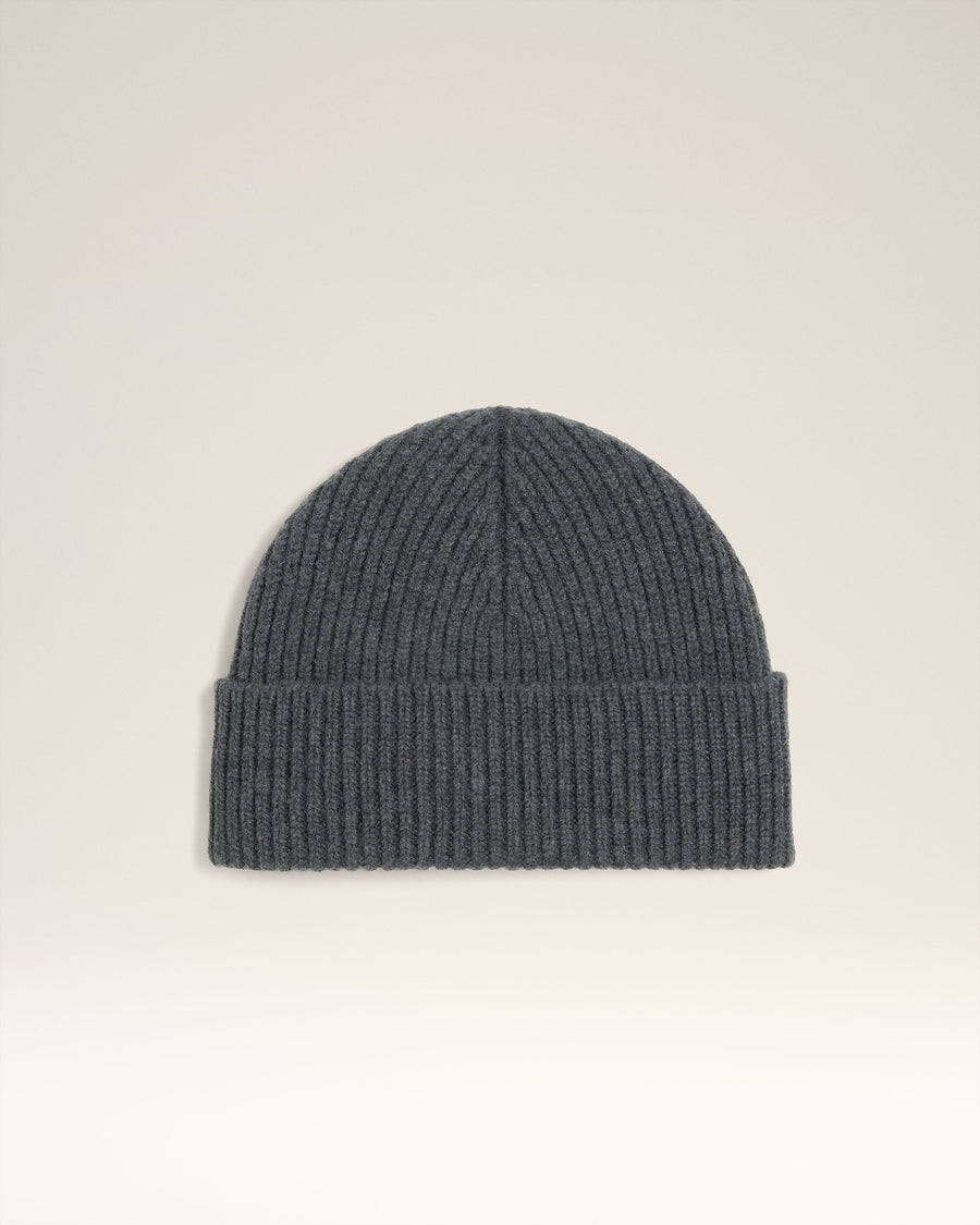 Grey Merino Wool Ami De Coeur Beanie