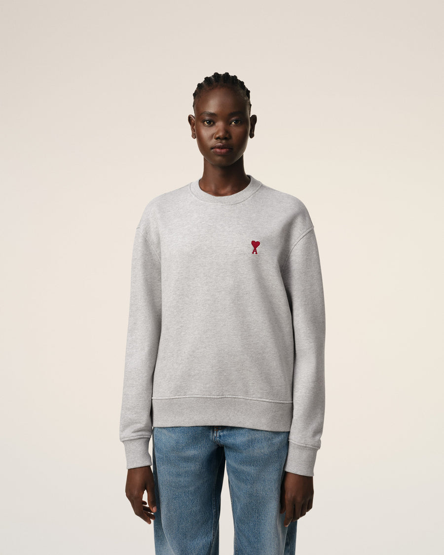 Grey Cotton Ami de Coeur Sweatshirt