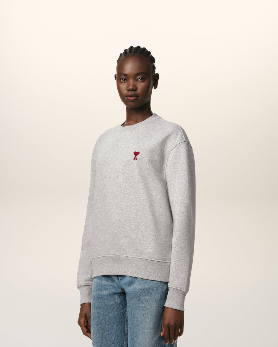 Grey Cotton Ami de Coeur Sweatshirt