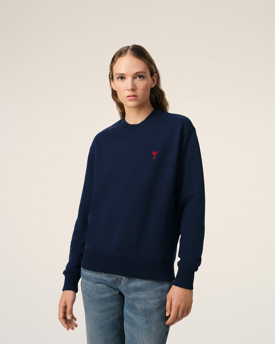 Blue Organic Cotton Ami De Coeur Sweatshirt