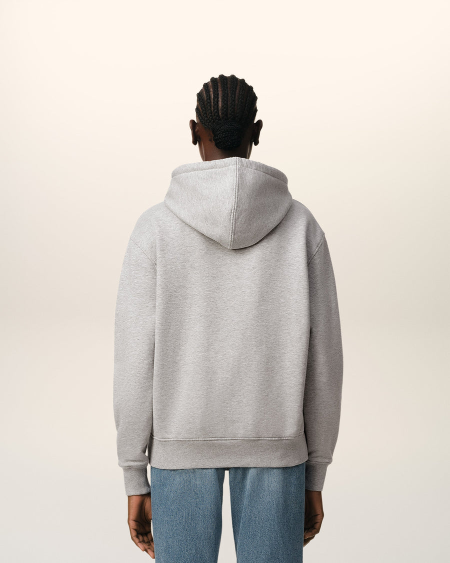Grey Cotton Ami de Coeur Hoodie