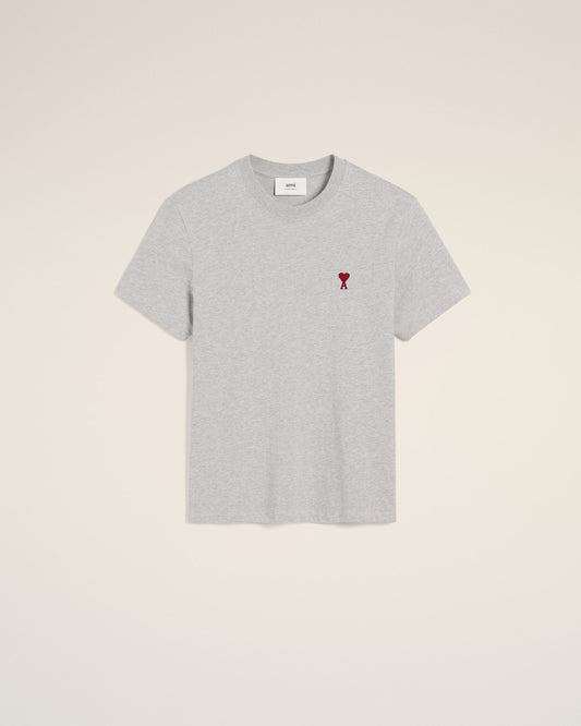 Grey Cotton Ami de Coeur T-Shirt