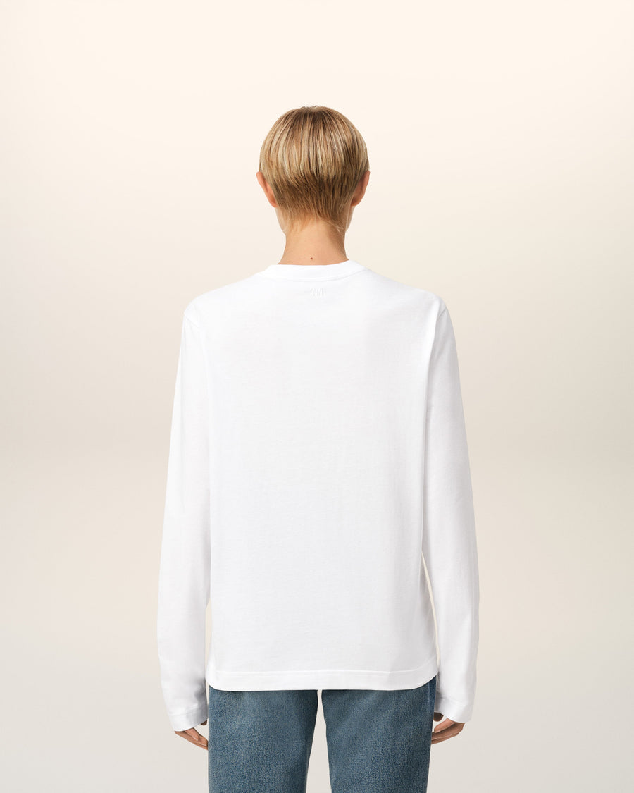White Organic Cotton  Ami De Coeur T-shirt