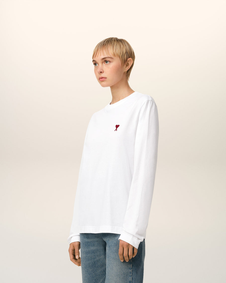 White Organic Cotton  Ami De Coeur T-shirt