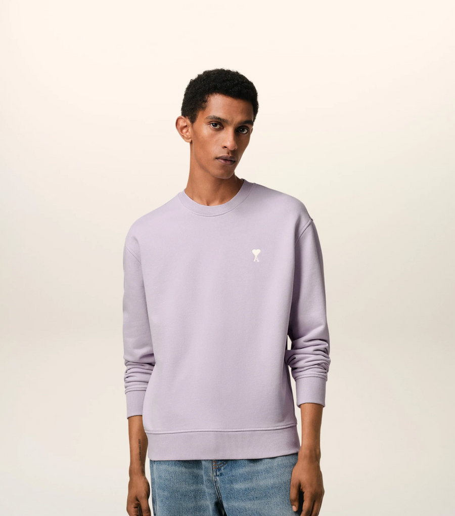 Purple Cotton Ami de Coeur Sweatshirt