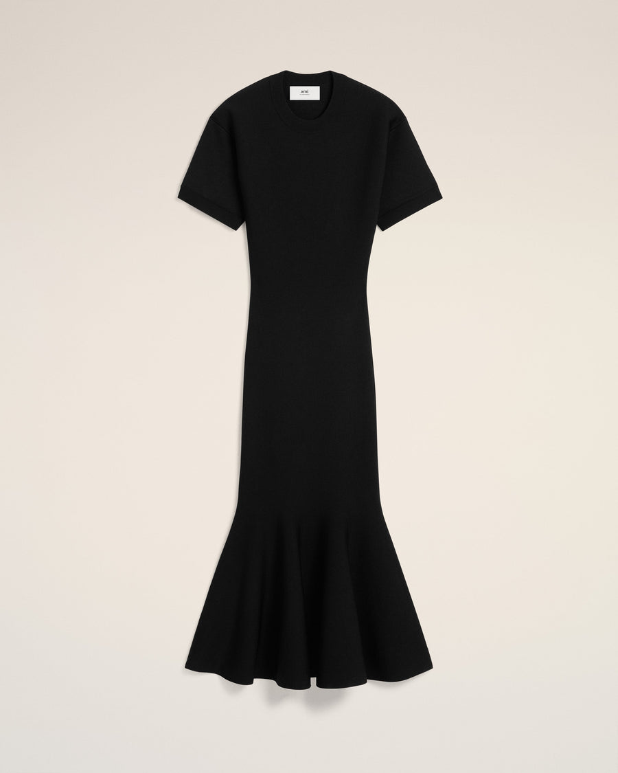 Black Godet Dress