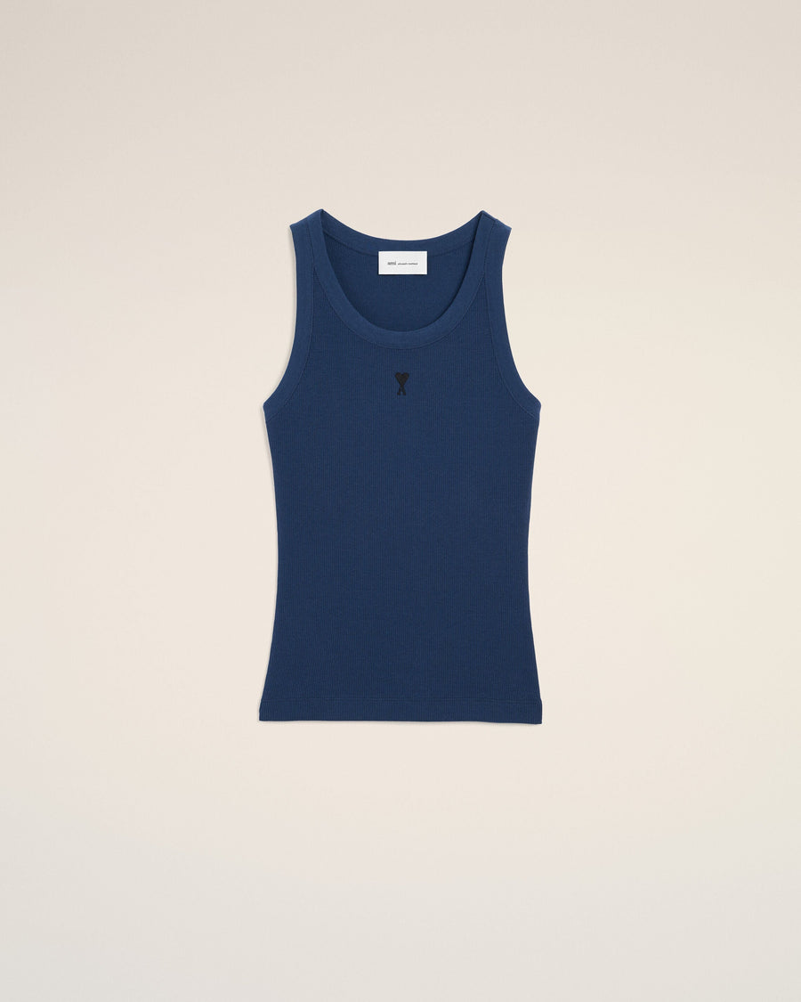 Blue Cotton Ami De Coeur Tanktop