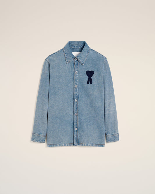 Blue Cotton Ami de Coeur Overshirt