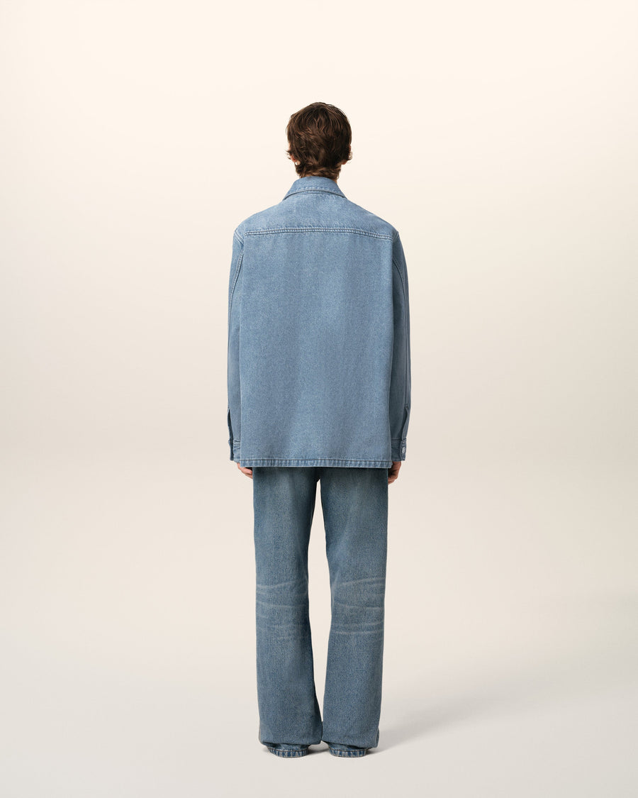 Blue Cotton Ami de Coeur Overshirt