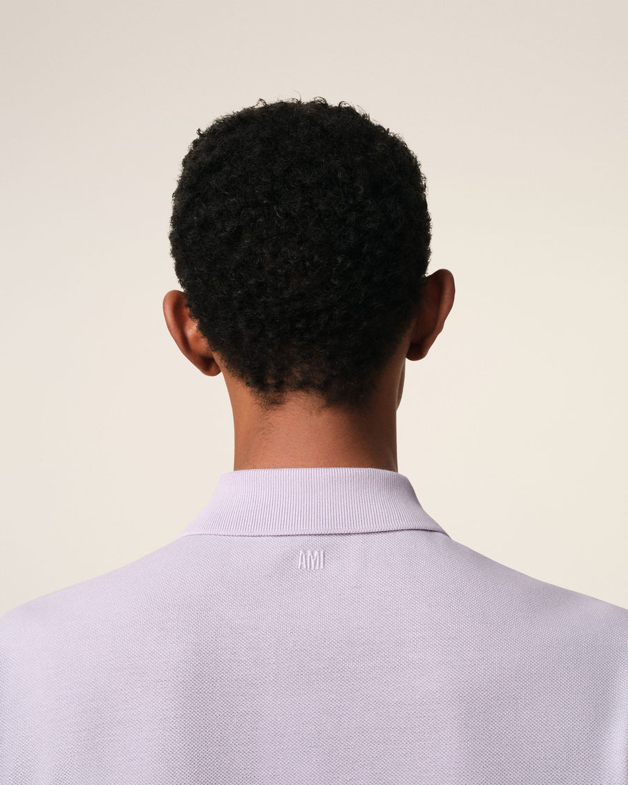 Purple Cotton Ami de Coeur Polo Shirt