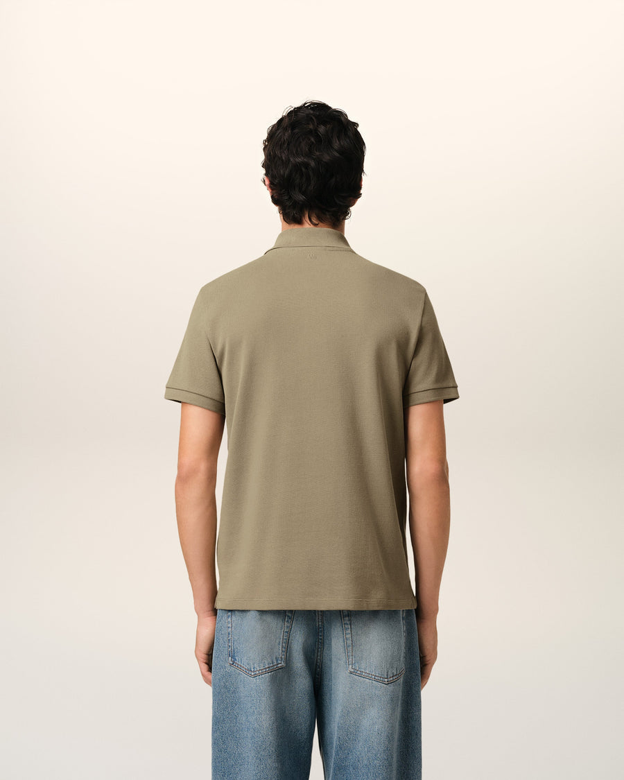 Green Cotton Ami de Coeur Polo Shirt