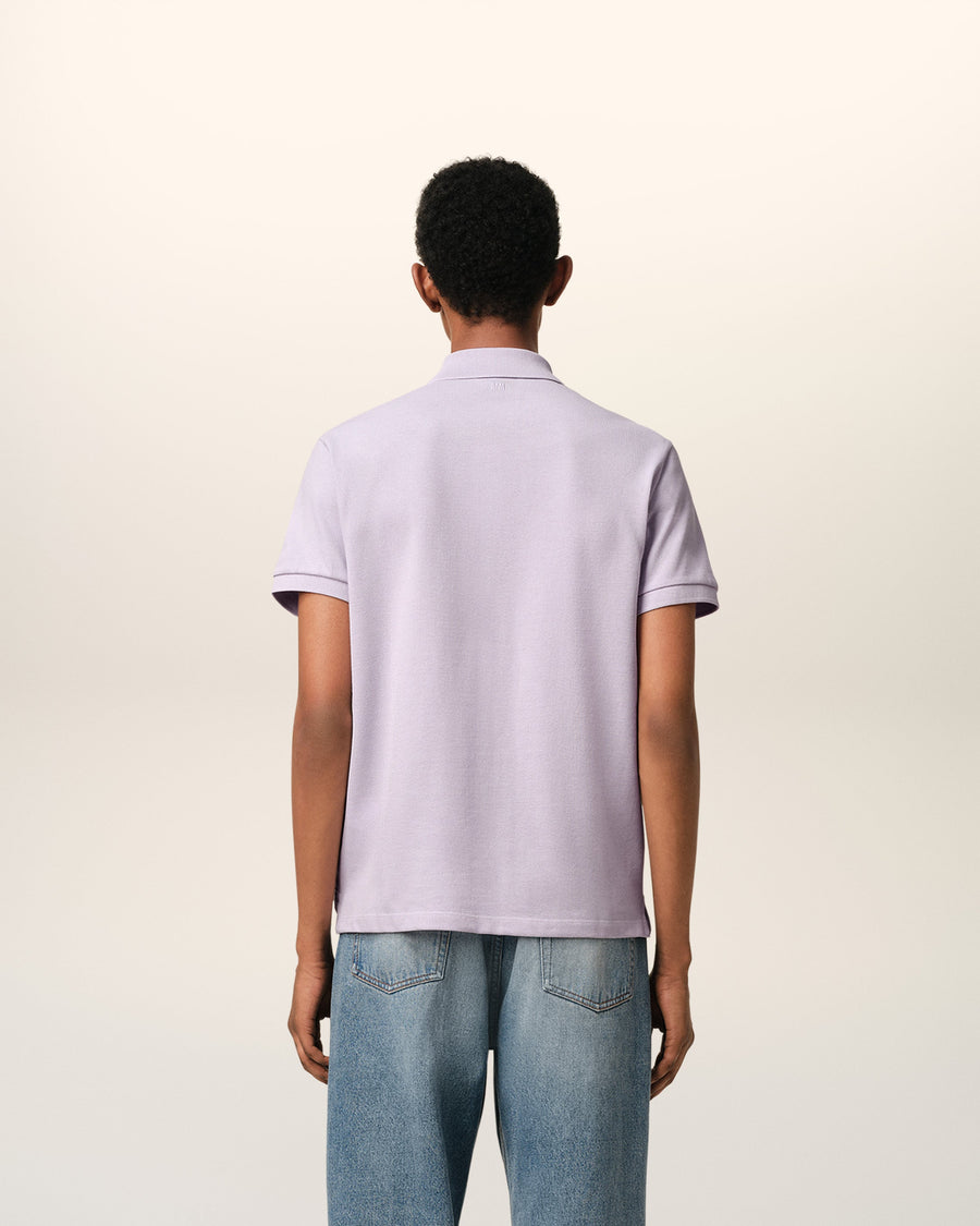 Purple Cotton Ami de Coeur Polo Shirt