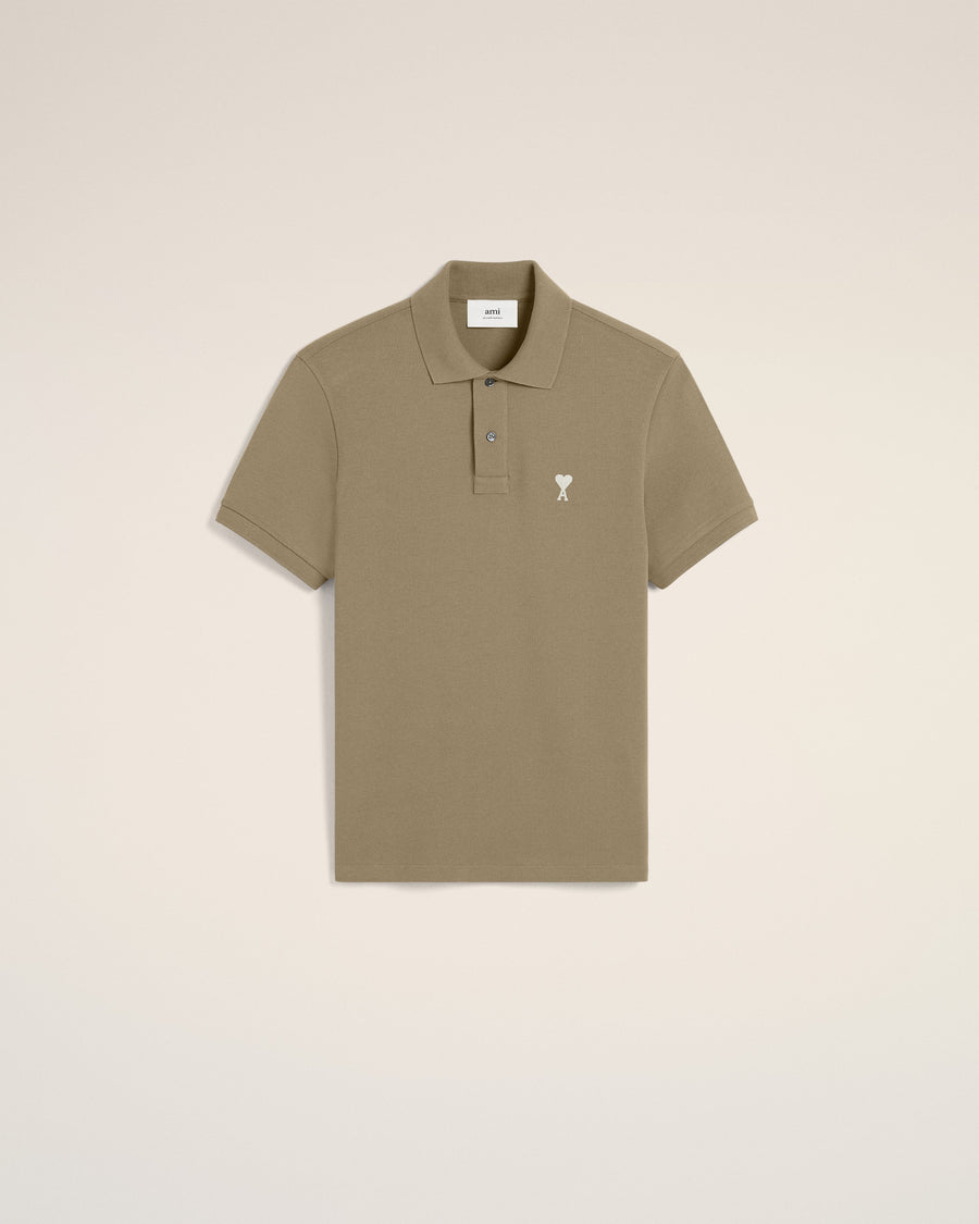Green Cotton Ami de Coeur Polo Shirt