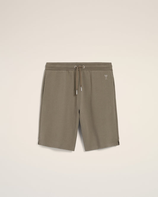 Taupe Cotton Ami de Coeur Short