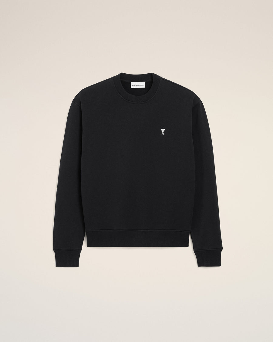Black Cotton Ami De Coeur Sweatshirt
