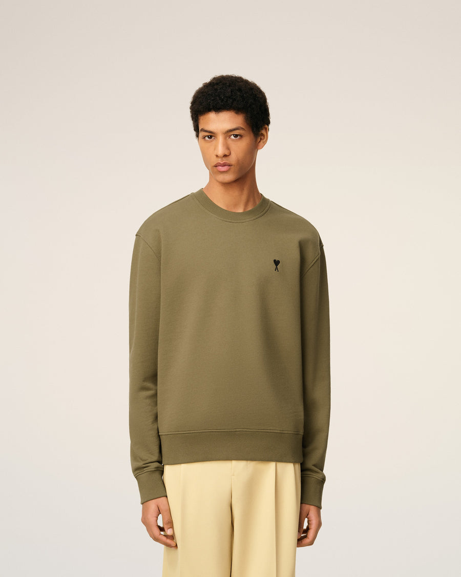 Green Cotton Ami De Coeur Sweatshirt