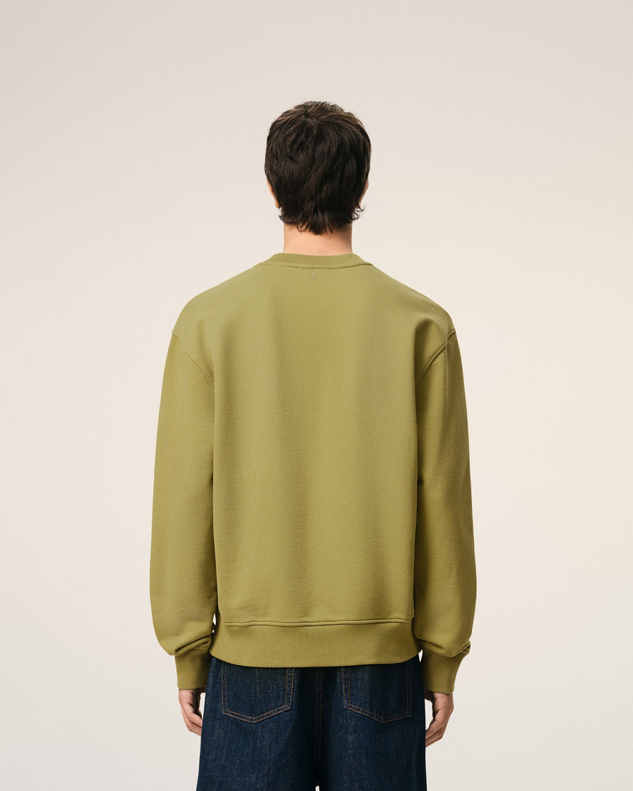 Green Cotton Ami De Coeur Sweatshirt