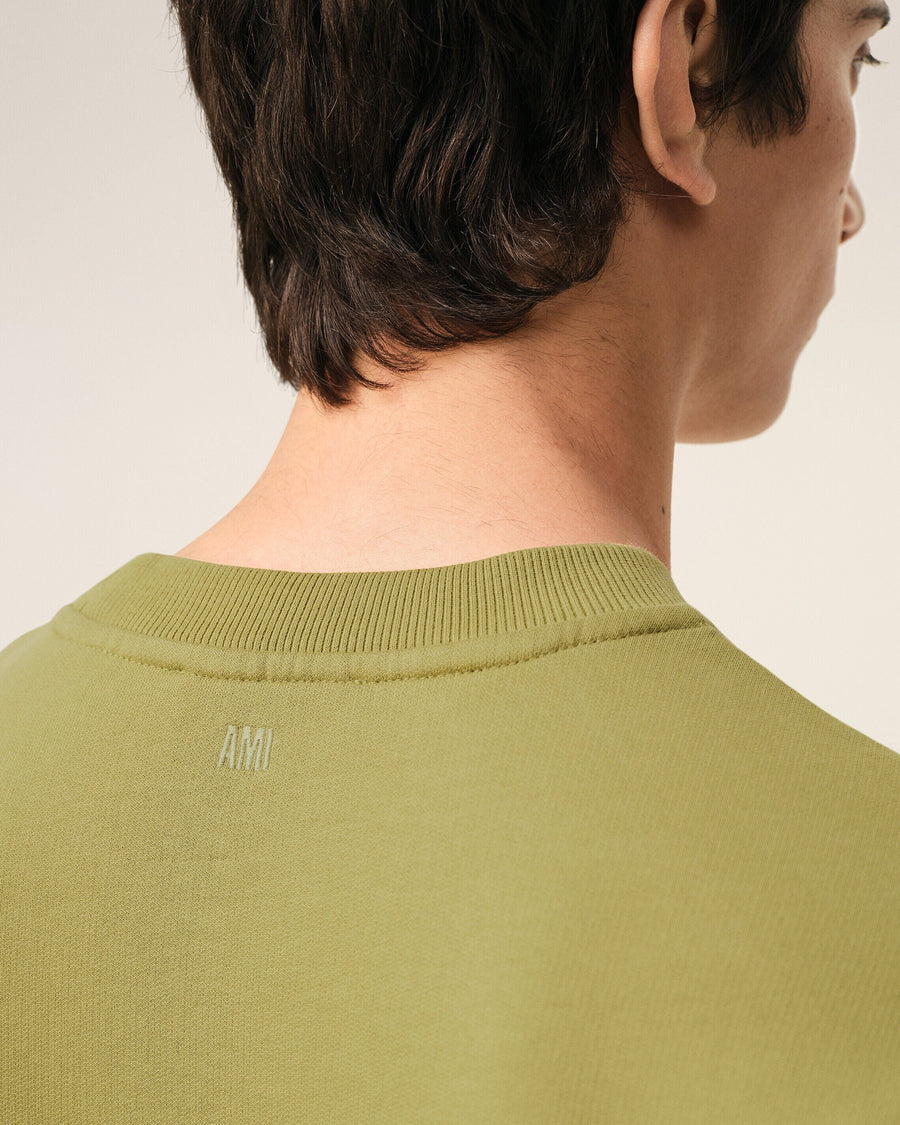 Green Cotton Ami De Coeur Sweatshirt