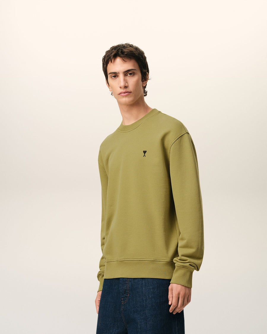 Green Cotton Ami De Coeur Sweatshirt