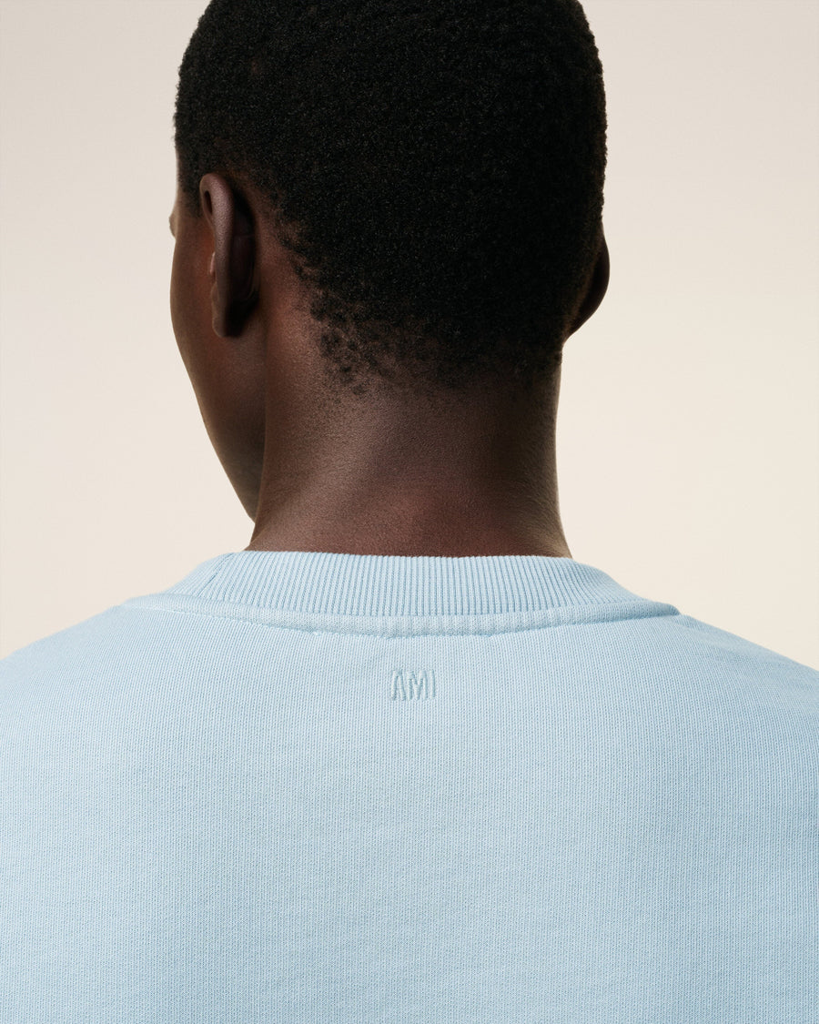 Blue Cotton Ami De Coeur Sweatshirt