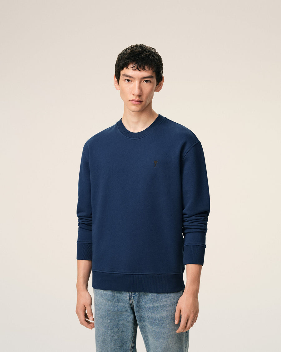Blue Cotton Ami De Coeur Sweatshirt