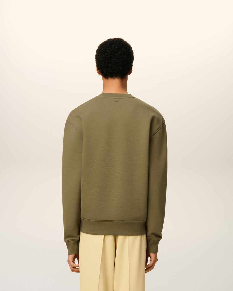 Green Cotton Ami De Coeur Sweatshirt