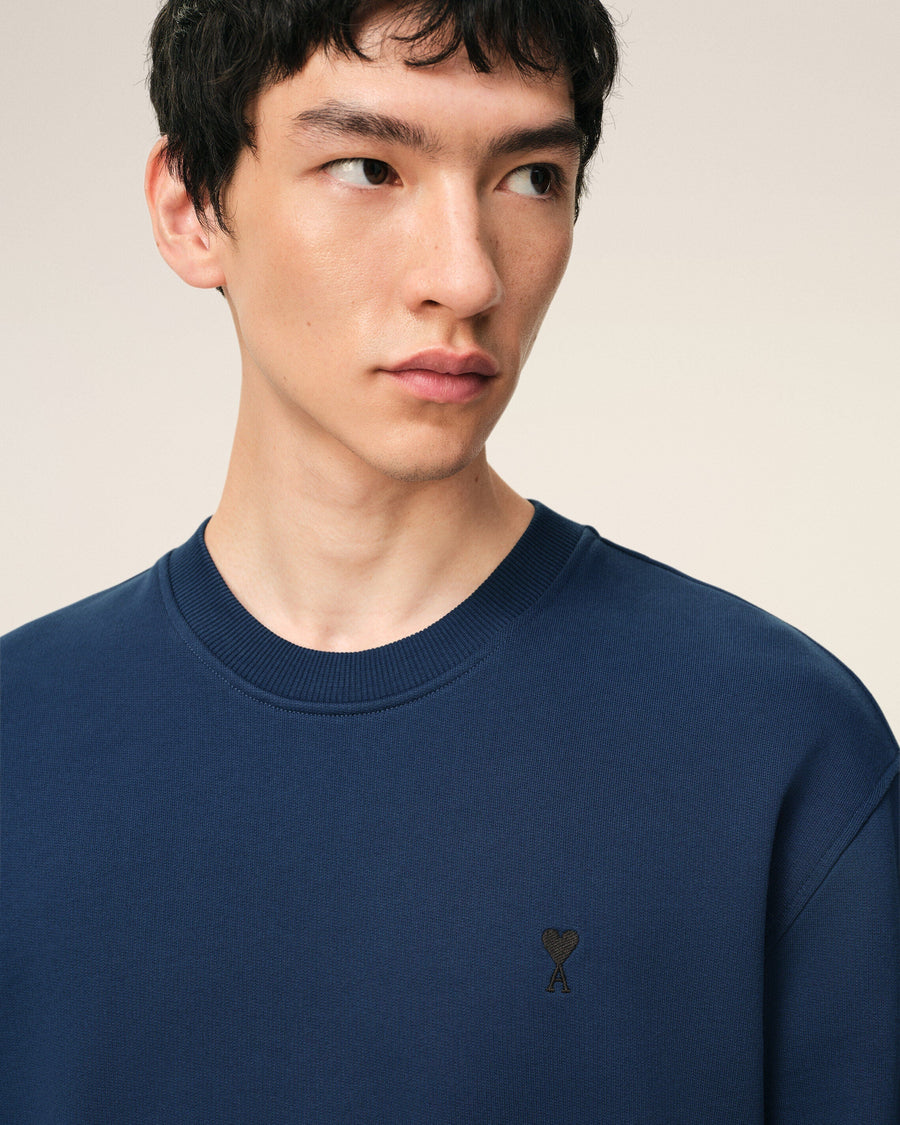 Blue Cotton Ami De Coeur Sweatshirt