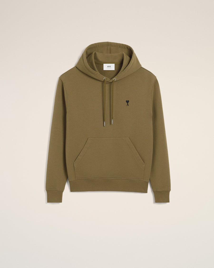 Green Cotton Ami De Coeur Hoodie