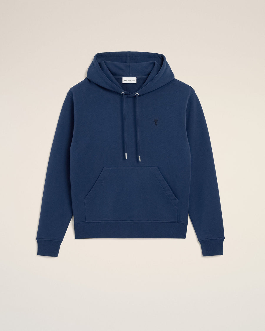 Blue Cotton Ami De Coeur Hoodie
