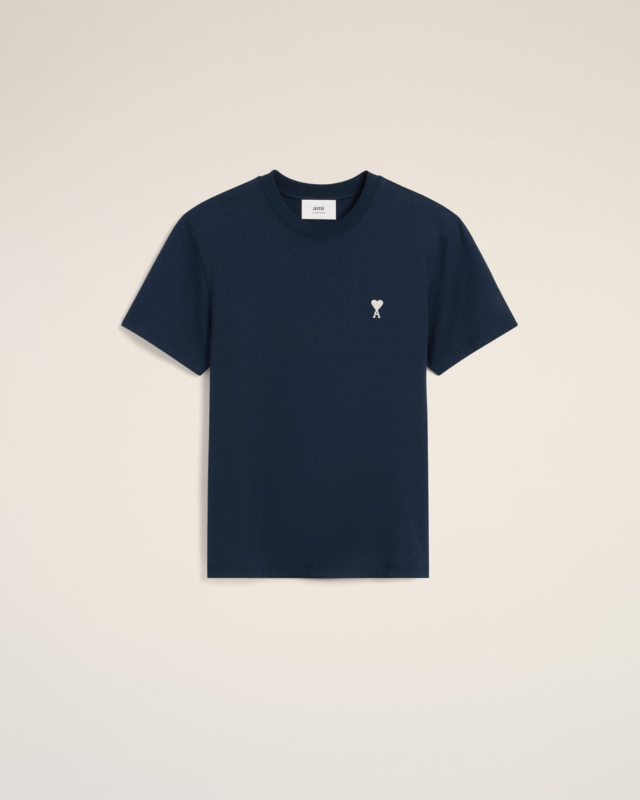 Navy Cotton Ami de Coeur T-Shirt