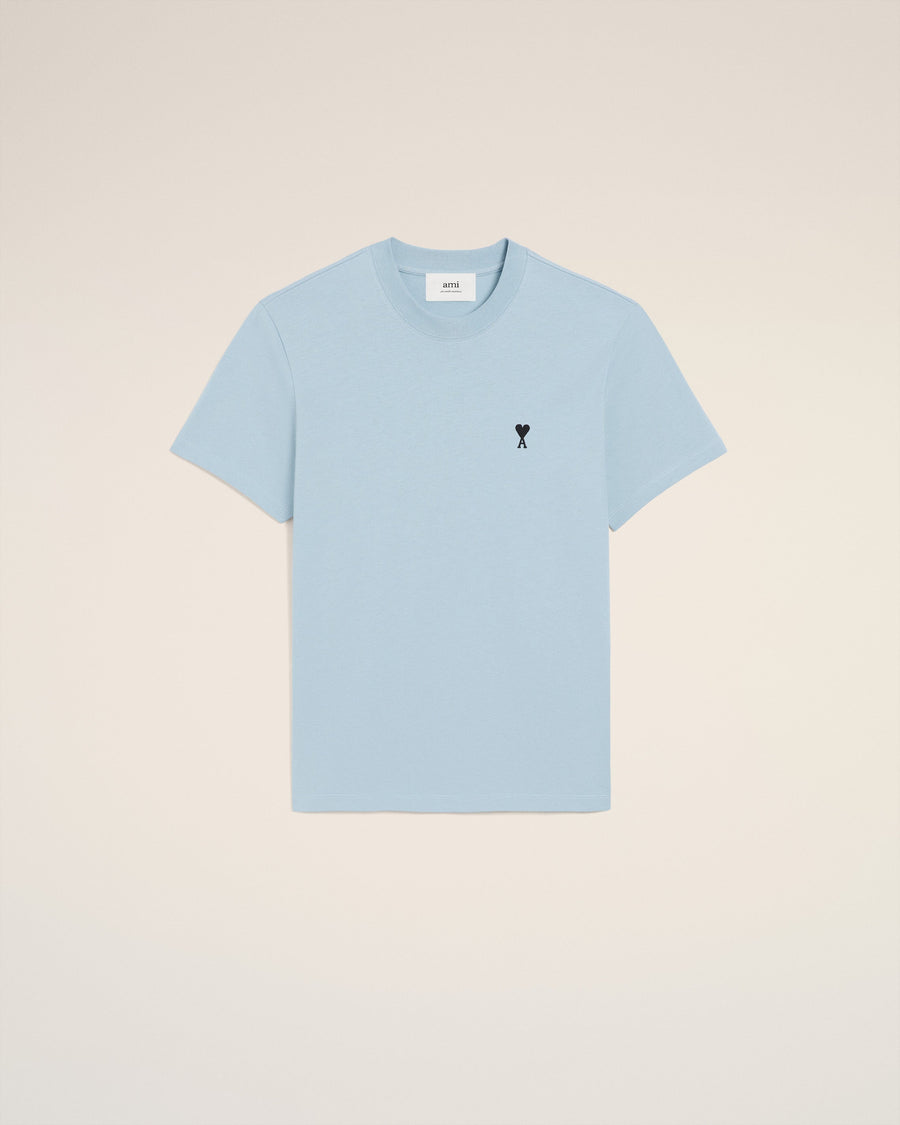 Blue Cotton Ami De Coeur T-shirt