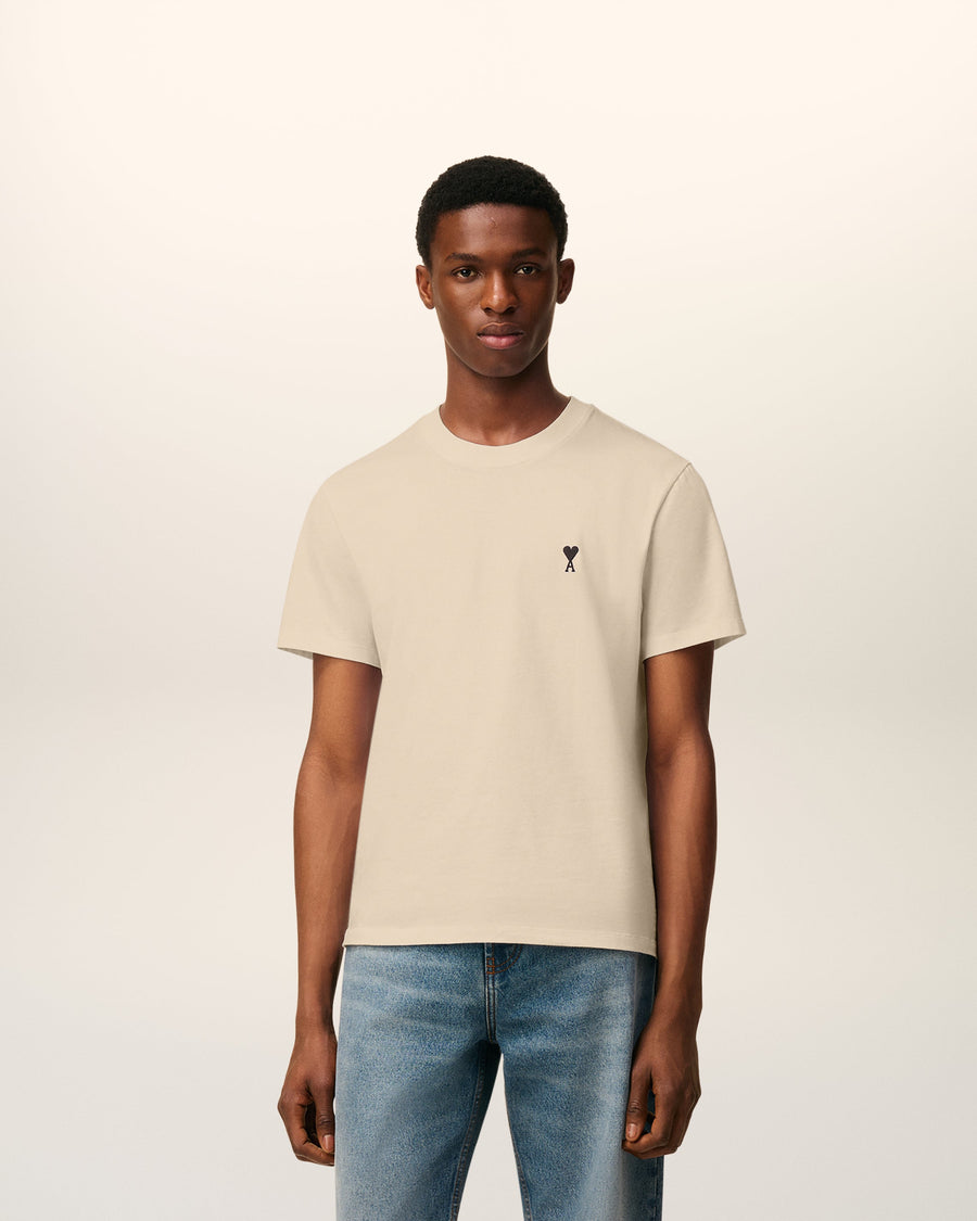 Beige Cotton Ami De Coeur T-shirt