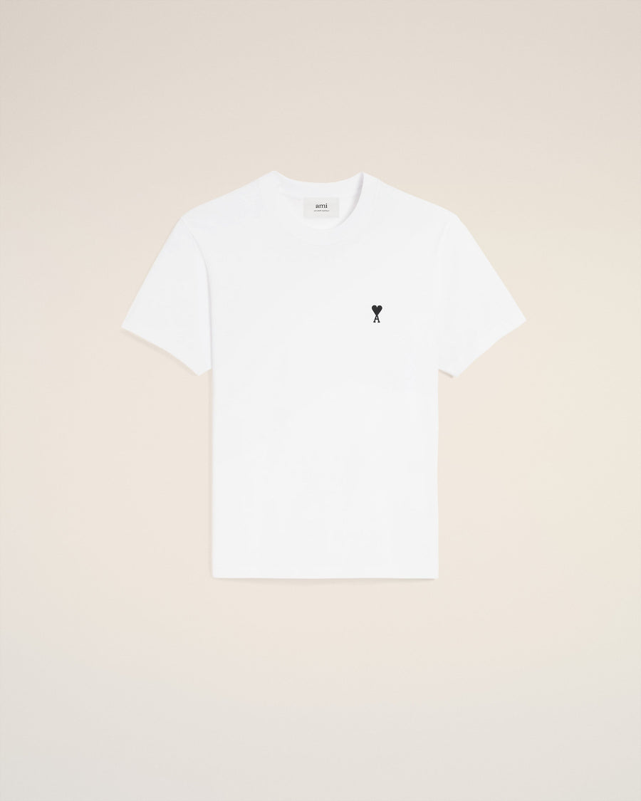 White Cotton Ami De Coeur T-shirt