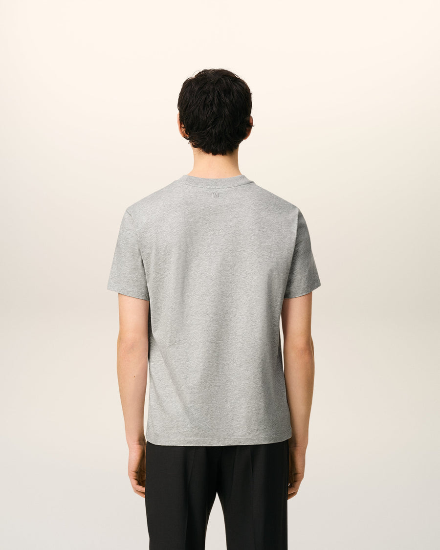 Grey Cotton Ami De Coeur T-shirt