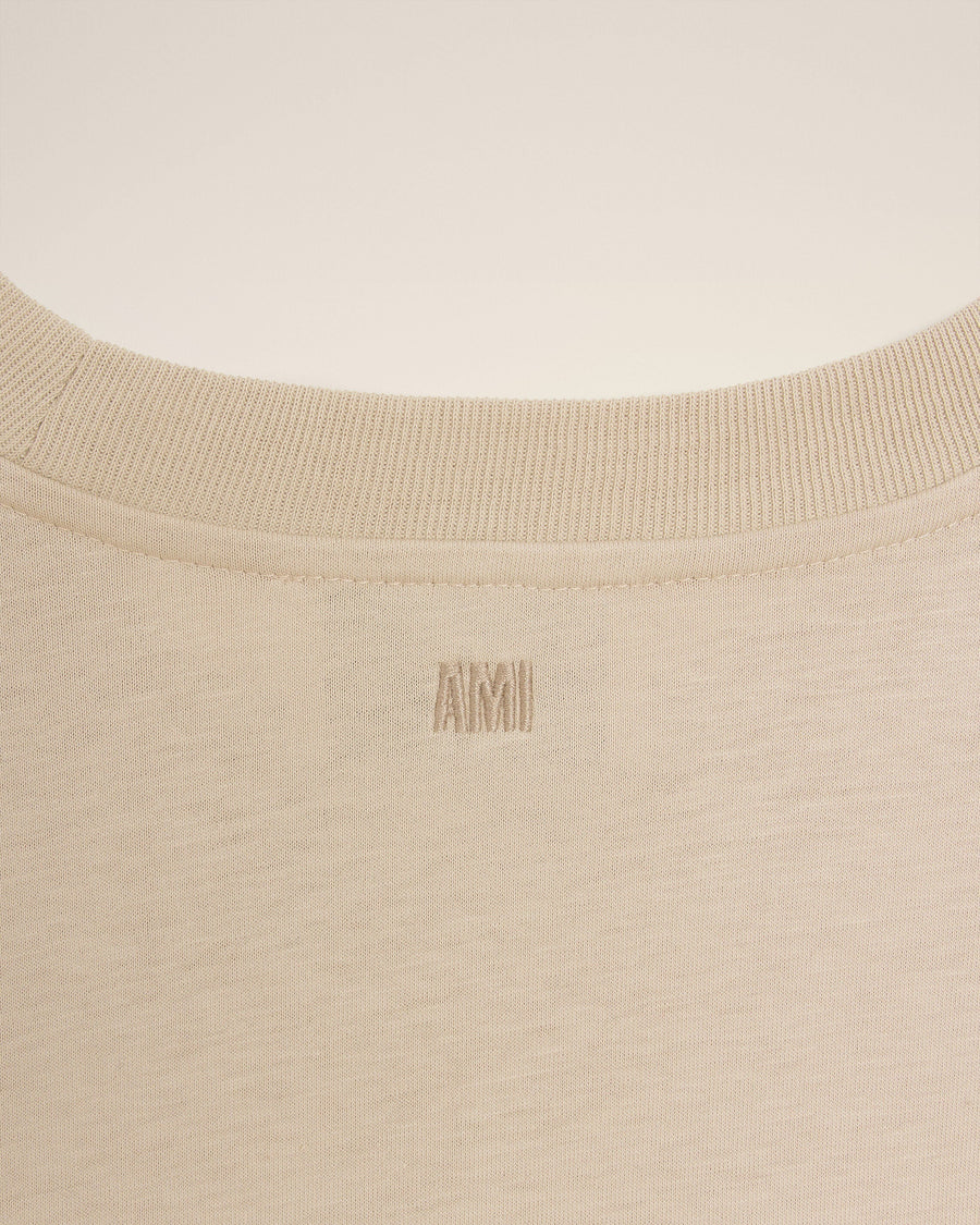 Beige Cotton Ami De Coeur T-shirt